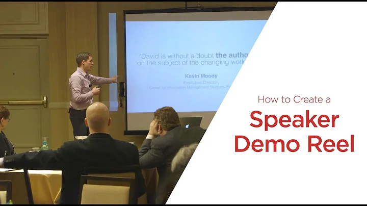 How to Create an Effective Speaker Demo Reel