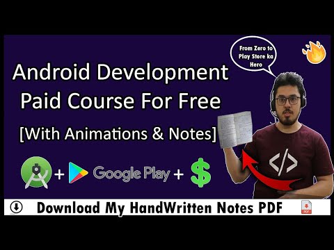 Android Development Tutorial For Beginners In Hindi (With Notes)