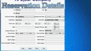 Hotel Reservation System & Java Desktop Application Develope