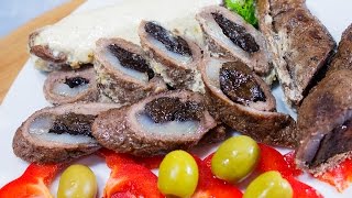 Мясные рулеты с черносливом в сливочном соусе | Рулеты из мяса | Как приготовить мясные рулеты Мясные рулеты с черносливом в сливочном соусе | Рулеты из мяса | Как приготовить мясные рулеты
