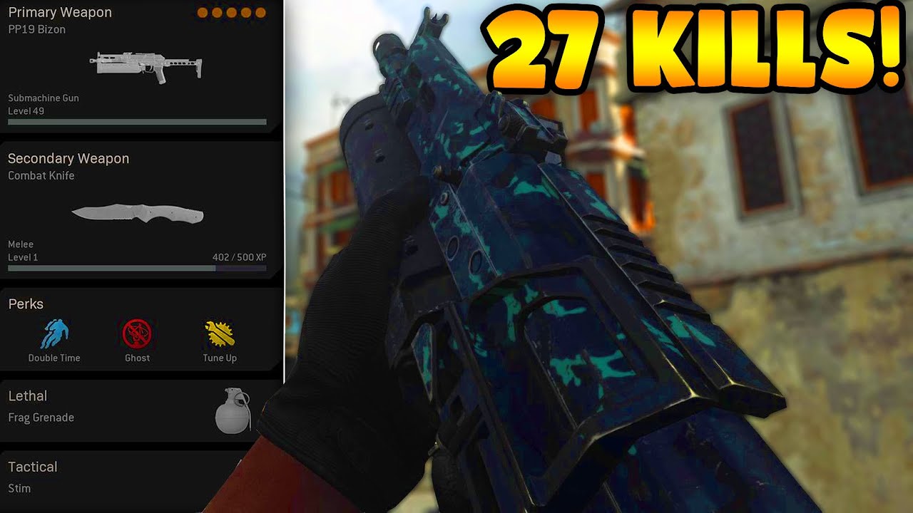 Modern Warfare Search And Destroy - Must Use Pp19 Bizon Class Drops 27 Kills! (Mw SnD)