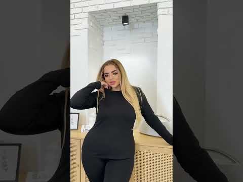 Женский черный костюм, кофта и брюки, теплый костюм трикотаж на флисе, большой размер 48-58 Батал, видео 1