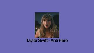 taylor swift - anti hero (sped up) Resimi