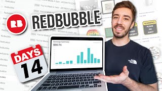 I Uploaded 140 RedBubble Designs In 14 Days & Made $____!