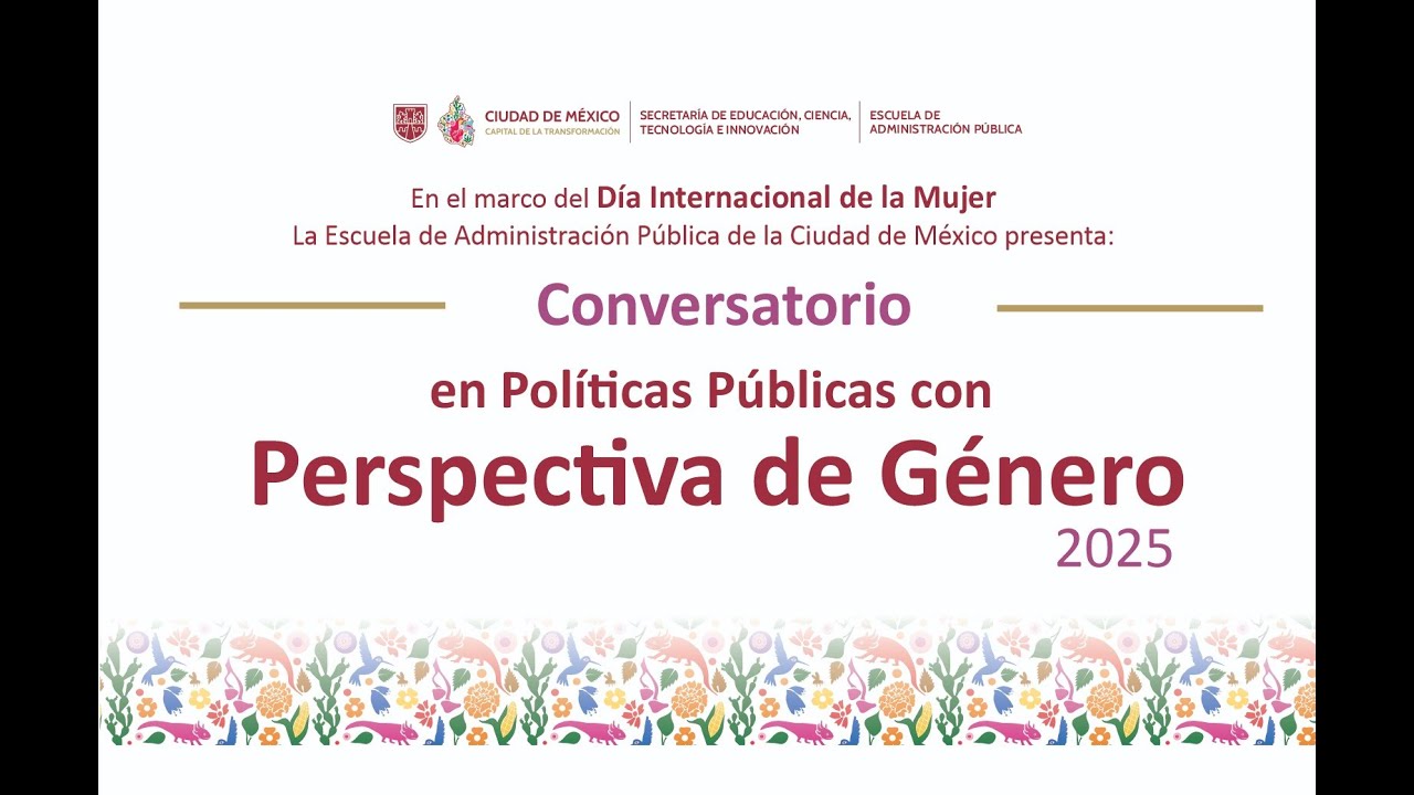 Conversatorio en Políticas Públicas con Perspectiva de Género.