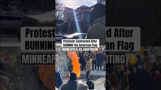 Man BURNED American Flag | Confronted During Minneapolis Protests