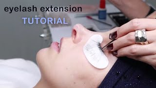 آموزش اکستنشن مژه والیوم Eyelash extensions