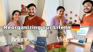 Reorganizing our life in Germany | Newlywed couple in Germany 🇩🇪 #indiancouplevlogs