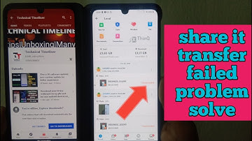 share it transfer failed problem solution