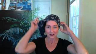 Infinity Scarf - How to tie the Jazz Up Infinity Head Wrap