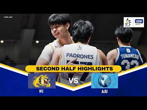 NU vs AdU | SECOND HALF HIGHLIGHTS | UAAP SEASON 89 MEN’S BASKETBALL