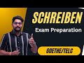 exam preparation schreiben goethe/telc