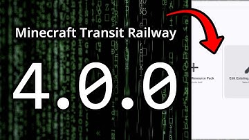 The LONG AWAITED 4.0.0 Resource Pack Creator - Minecraft Transit Railway