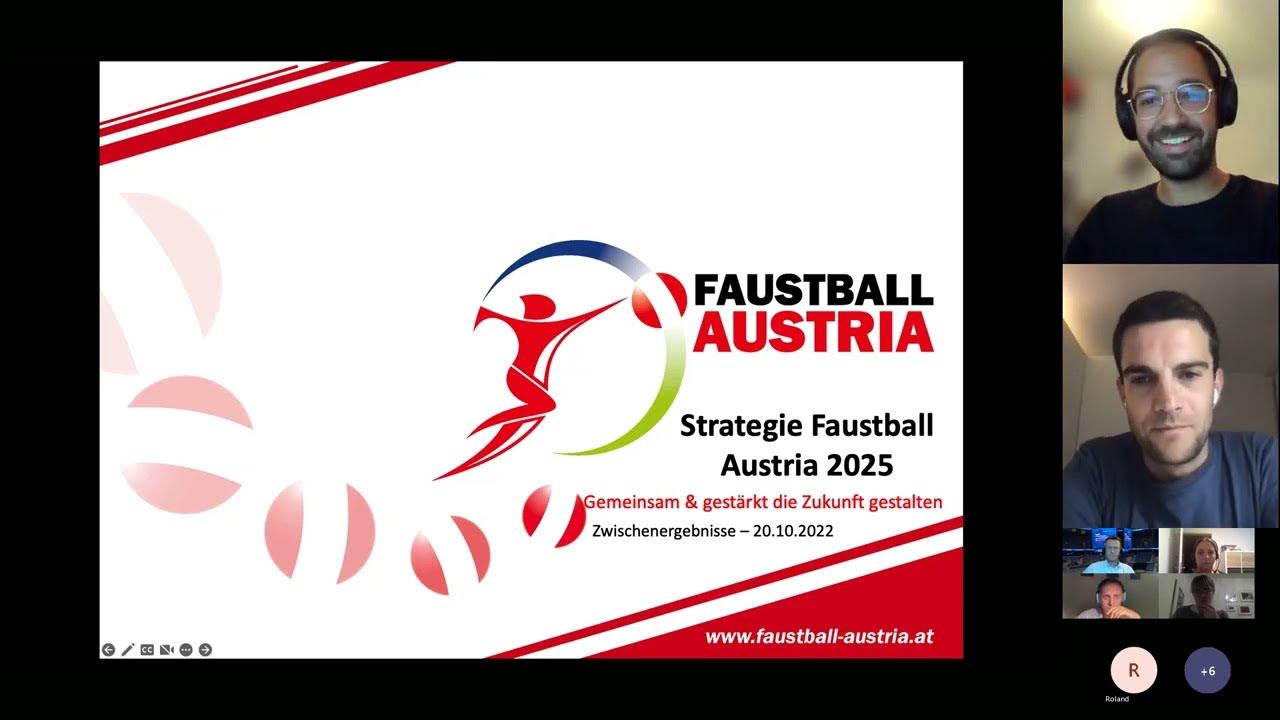 Strategie Faustball Austria 2025 Zwischenstand Oktober 2022 YouTube