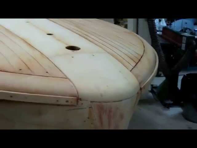 '52 Chris Craft Riviera Runabout Bleaching Day 2 11 25 2014