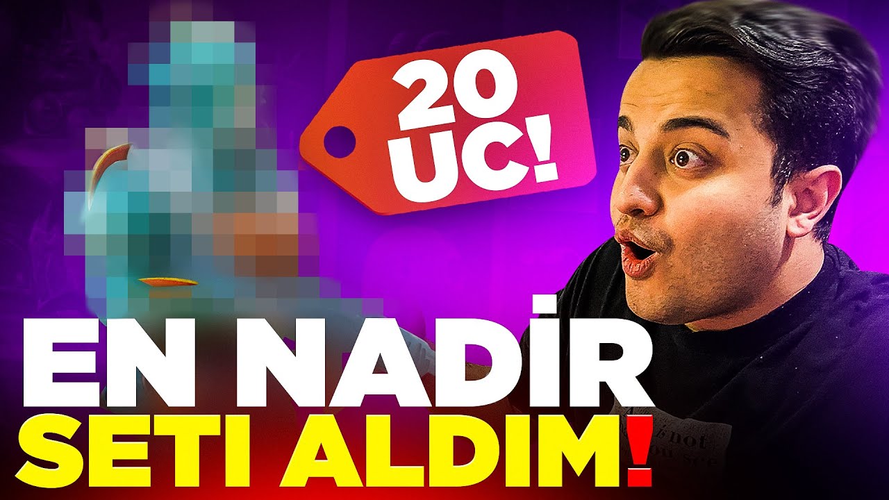 500 DESTANSILARIN BİLE BİLMEDİĞİ NADİR SETİ ALDIM! FİRAVUN GELDİ! PUBG Mobile