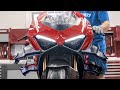 Inside italian factory building powerful ducati bikes by hands  production line