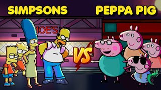 Friday Night Funkin&#39; - The Simpsons vs Peppa Pig (Unlikely Rivals) - Family Rivals