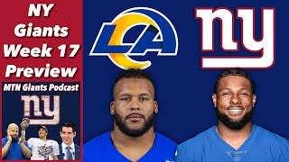NY Giants Week 17 Preview vs Rams + NFL Spread Picks by MikeTooNice  662 views 4 months ago 28 minutes