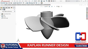 Kaplan Turbine Runner Design I Propeller Runner in SolidWorks