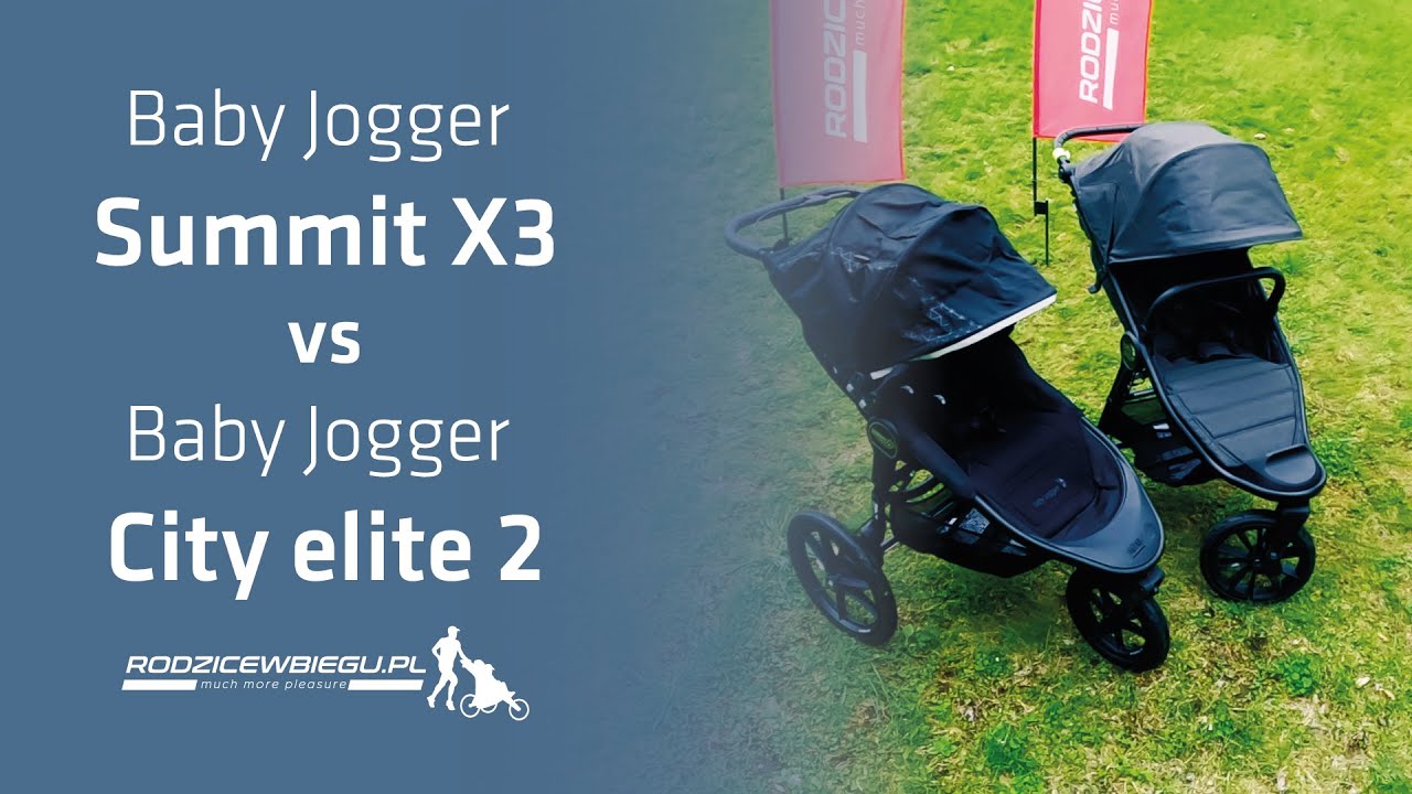 Porównanie: Baby Jogger Summit X3 vs Baby Jogger City elite 2 - YouTube