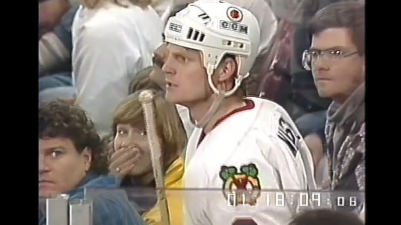 Flyers - Blackhawks rough stuff 2/25/90