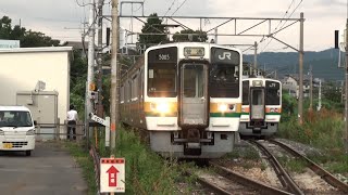 【JR海】飯田線 普通豊橋行 伊那新町 Japan Nagano JR Iida Line Trains