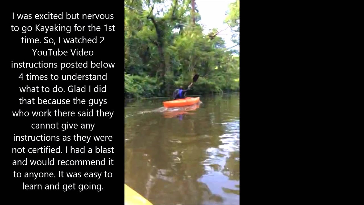 My first time kayaking at Princeton canal in NJ. YouTube