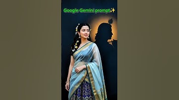 Google Gemini AI Magic✨prompt For Girls Radha Rani Vibes💫 #promt #ai #aishorts #radhakrishna #shor
