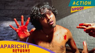 APARICHIT RETURNS - ANNIYAN MOVIE FIGHT SCENE SPOOF | Acting | ft. Vikram | Adarsh Anand