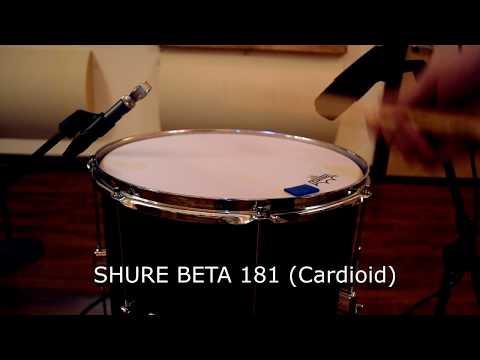 MD421 vs. Beta 181 - Tom Mic Shootout
