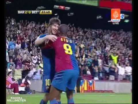 Samuel Eto'o Golleador! Thanks for www.FCBarca.com THE BEST FC Barcelona SITE!