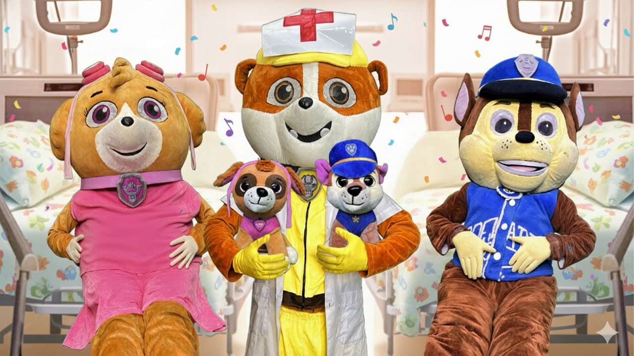 ¡Un Día Super Agotador para los Doctores Rubble y Rocky! 😵‍⚕️🚑