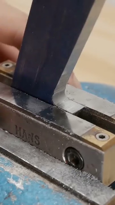 Python Damascus Full Tang Knife from Bearing Balls - YouTube