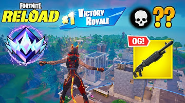 Fortnite Reload | High Kill UNREAL Ranked Win Full Gameplay (Keyboard & Mouse)