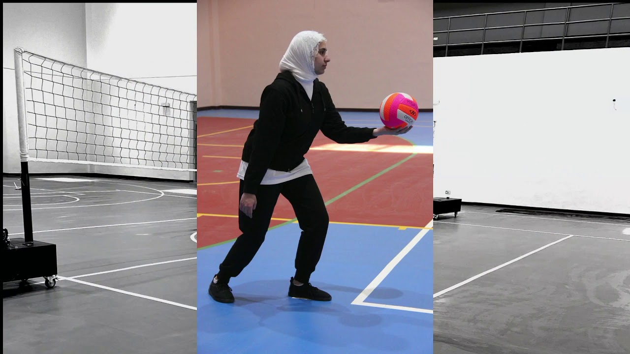 الصف التاسع  الدرس الثامن  الارسال من اعلى مواجه