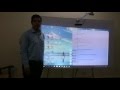 A portable interactive whiteboard using ubi