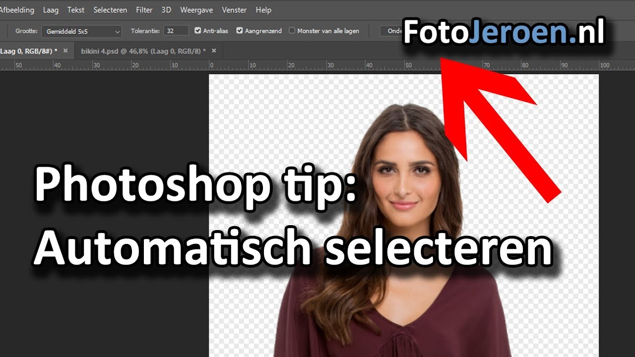 Onderwerpen automatisch selecteren (Photoshop) -