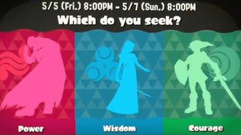 SEVENTH SPLATFEST! Team Power, Wisdom, or Courage? Splatoon x The Legend of Zelda