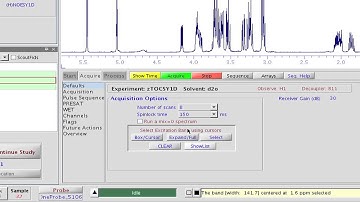 Agilent VNMRJ Software: Selective 1D Experiments