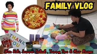 Shein Kids, Tummy Time, Summer Salad &amp; More - Family Vlog