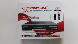 Unboxing Sattelite Receiver Starsat 90000Hd Extreme آنباکس رسیور استارست مدل 90000Hd