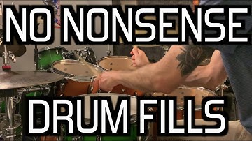 NO NONSENSE Drum Fills - Drum Lesson