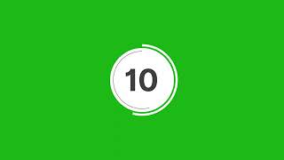15 Seconds Countdown | #greenscreen | Free Download No copyright
