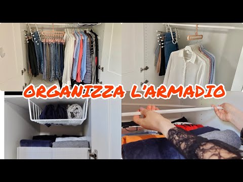 😍10 IDEE PER ORGANIZZARE  UN ARMADIO?, 🌟IDEE SALVA SPAZIO/ARMADIO PICCOLO, TRUCCHI INCREDIBILI!!!