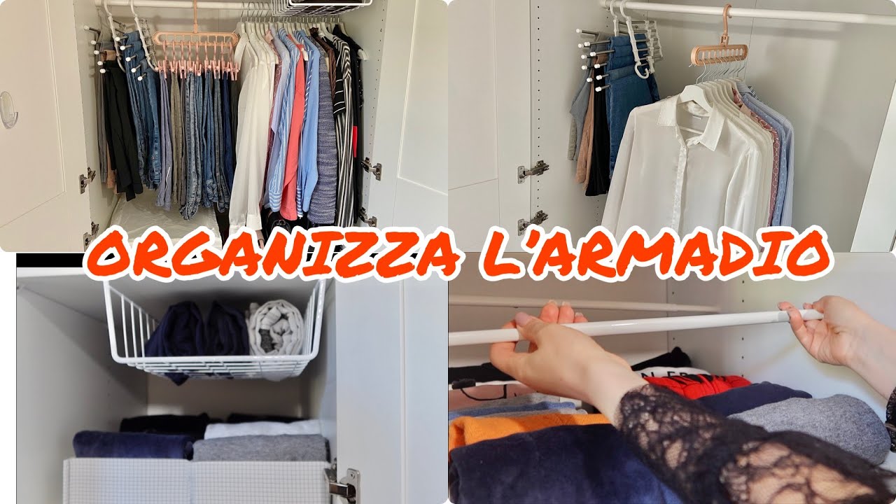 10 IDEAS TO ORGANIZE A WARDROBE ?, SPACE SAVING IDEAS // SMALL WARDROBE,  INCREDIBLE TRICKS !!! 