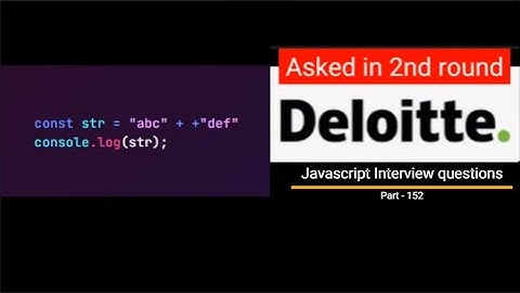 Javascript output based Interview question - Part 151   #javascriptinterview #javascript