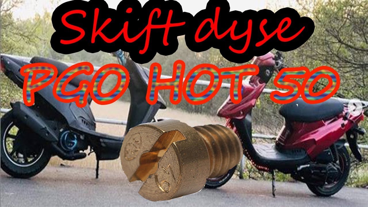 Værkstedshygge #2 - Hvordan man skifter dyse på PGO HOT 50