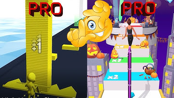 Stack Colors - High Heels! - Shortcut Run Levels 1-2-3-4-5 - NEW Android, IOS Game