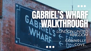 Gabriel's Wharf Walkthrough | London, England | United Kingdom | Things to do in London